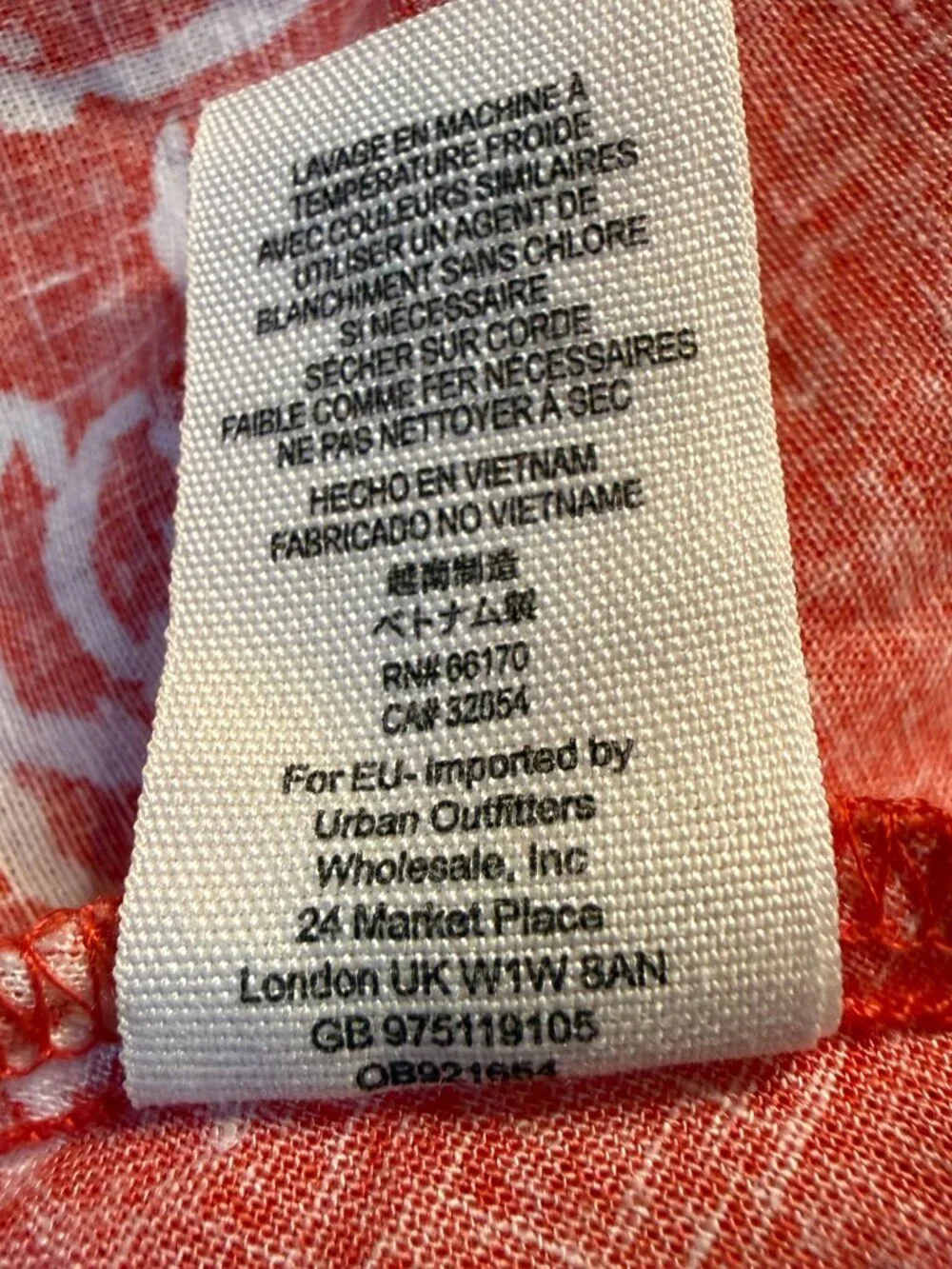 Free People A Thing Called Love Floral Mini Dress Womens 4 Red Cherry Combo NWOT - Picture 16 of 16